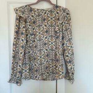 LOFT ruffle blouse